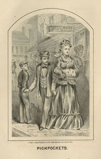 “Pick-Pockets,” from Edward Savage. Police Records and Recollections or Boston by Daylight and Gaslight. Boston: John P. Dale & Co., 1873.